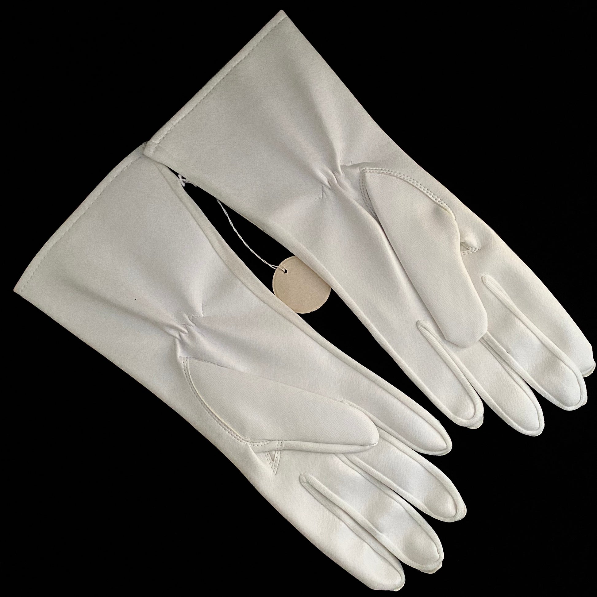 1950s *NEW* White Stretch Gloves - Retro Kandy Vintage