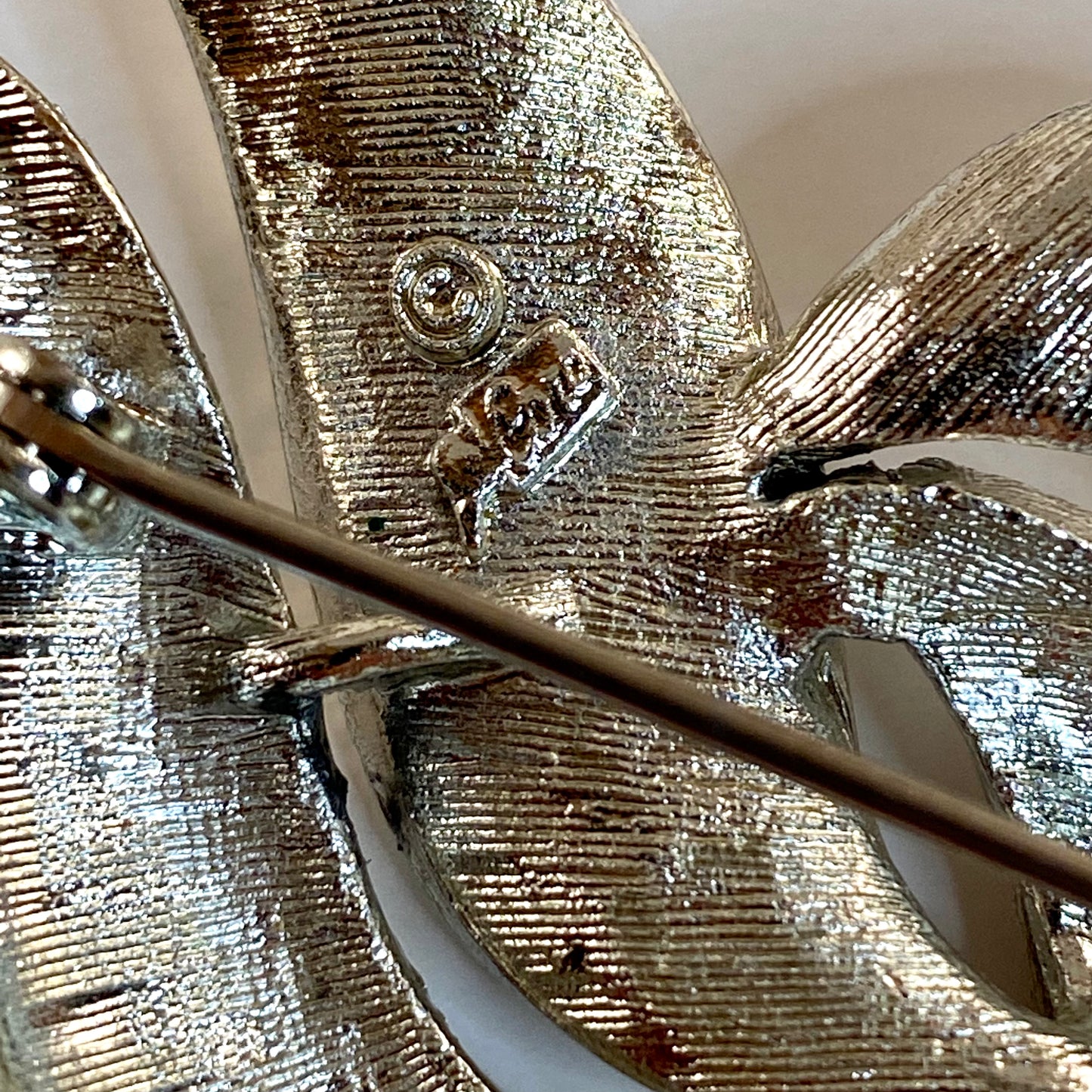 1950s Coro Pegasus Large Leaf Brooch