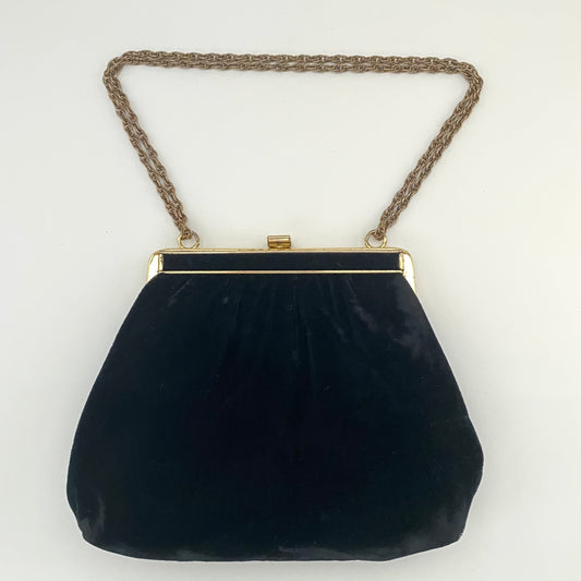 1960s HL Velvet Handbag