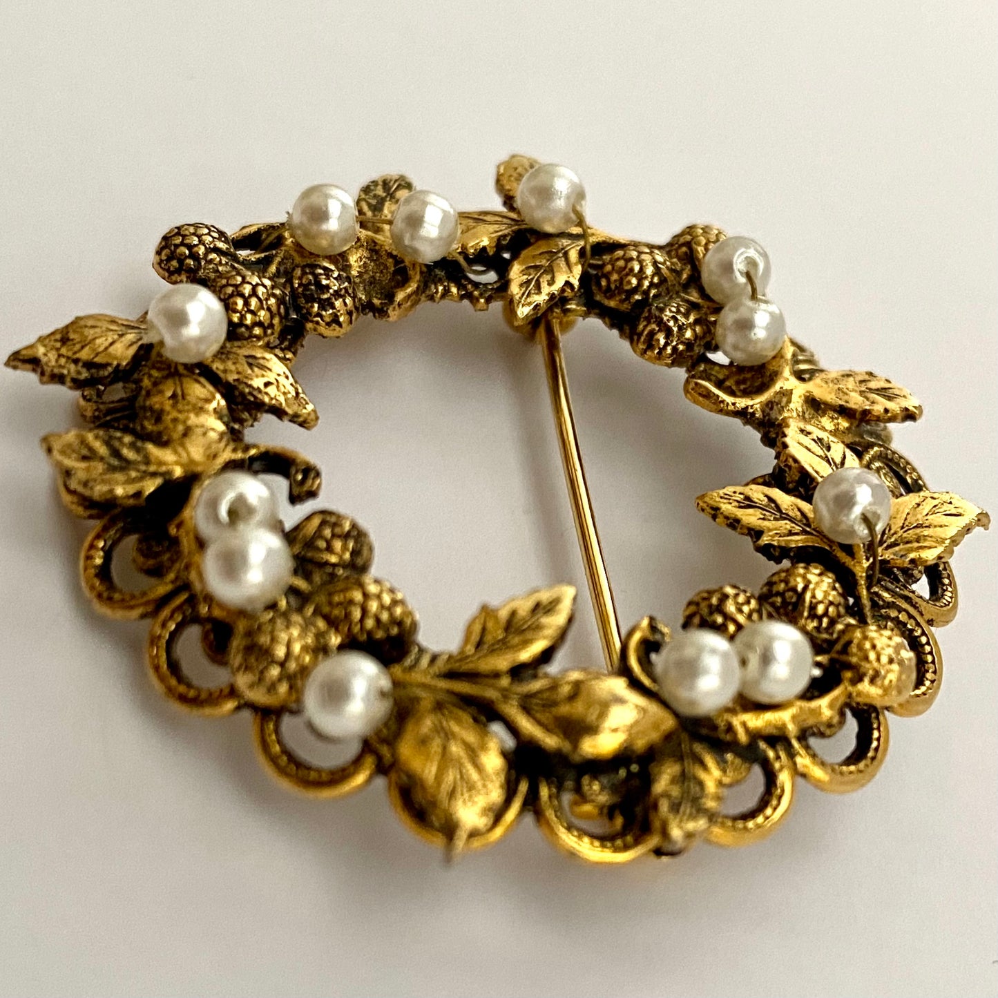 1960s Circle Brooch/ Pendant