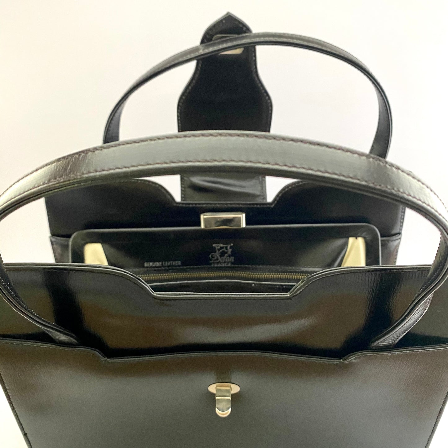 1960s Dofan of France Leather Handbag