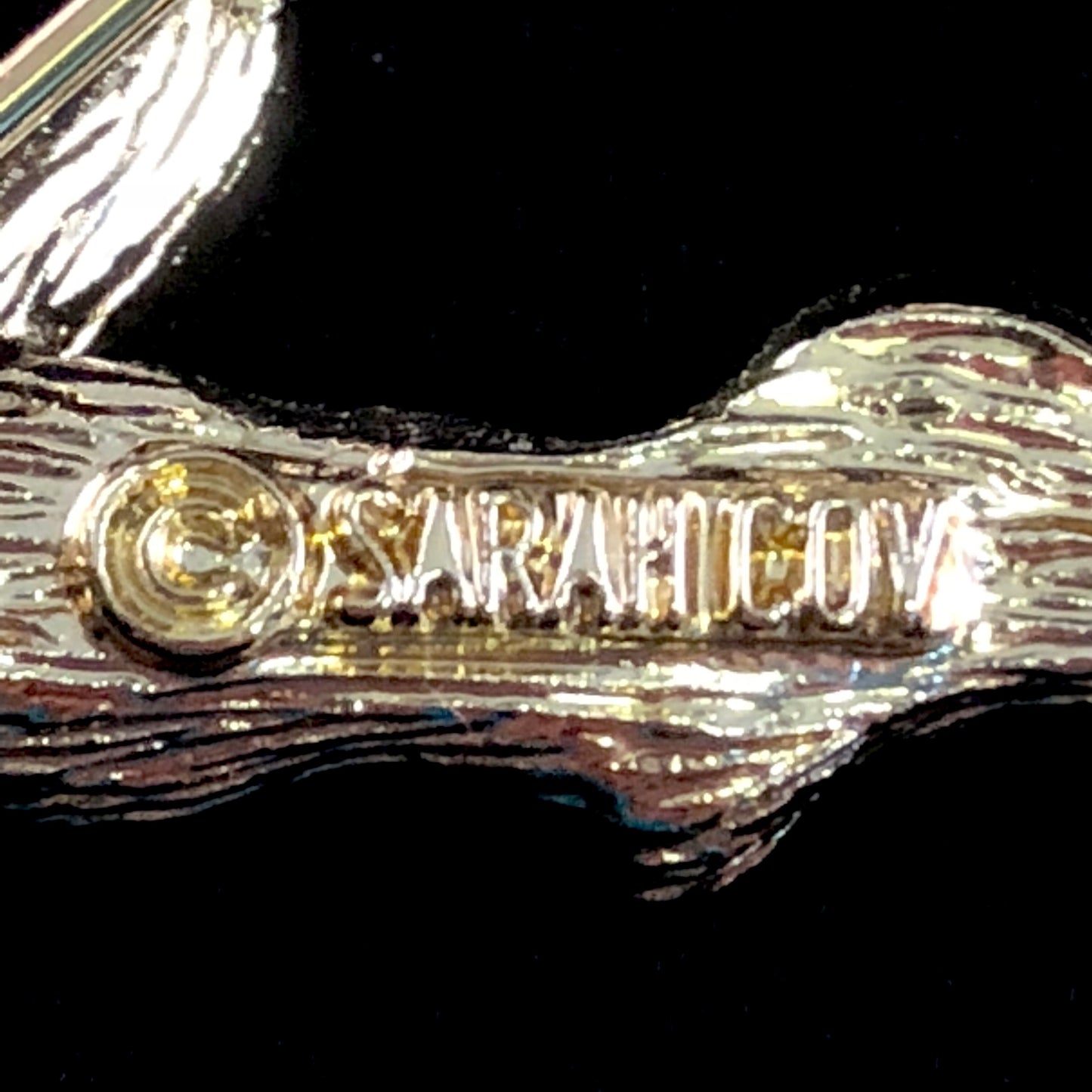 1970s Sarah Coventry Initial J Pin - Retro Kandy Vintage