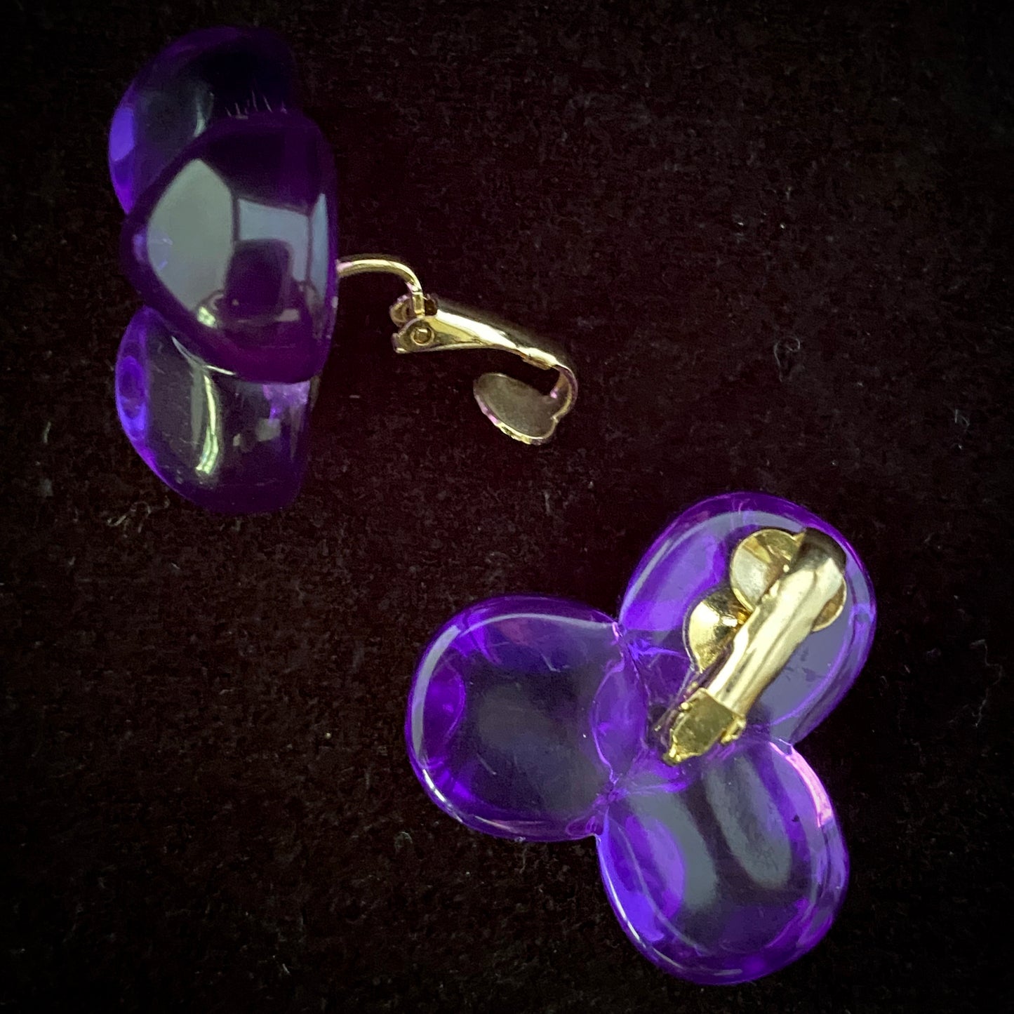 1987 Avon Purple Dawn Necklace and Earrings - Retro Kandy Vintage