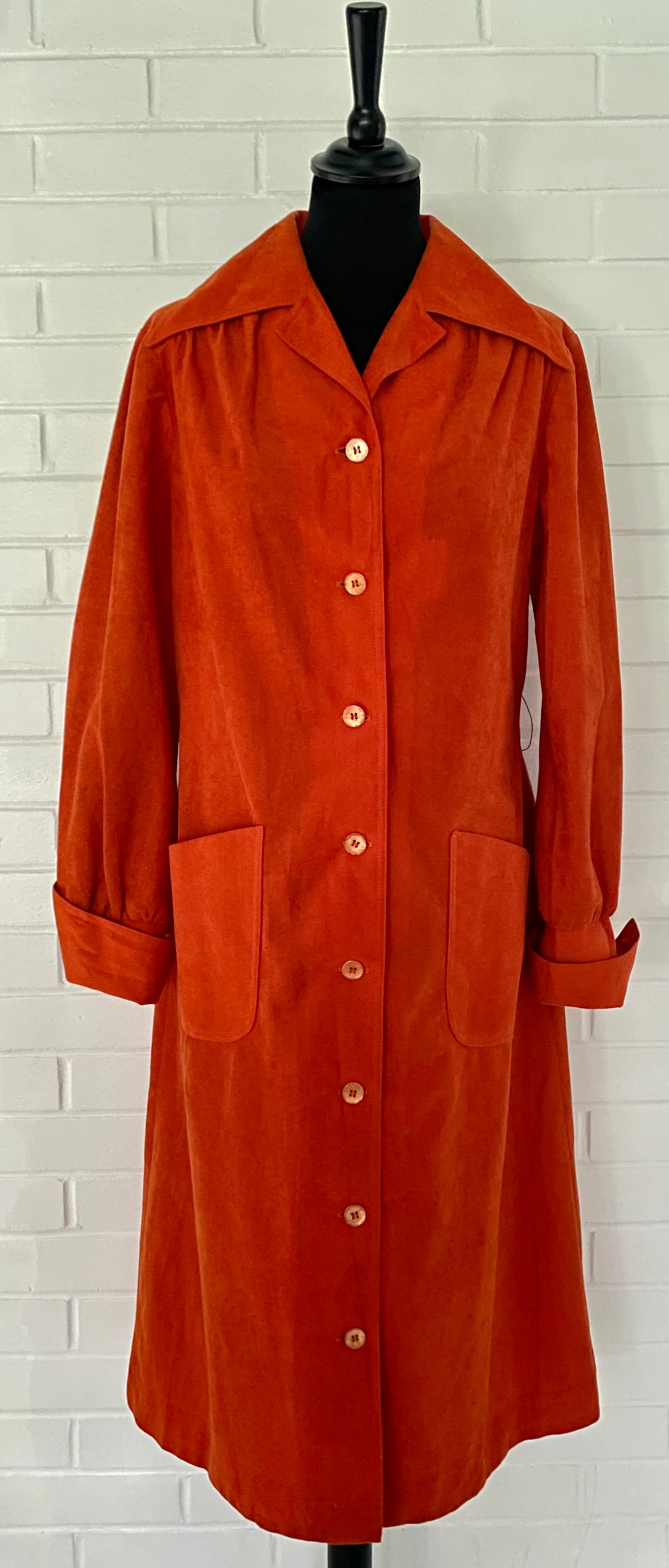 1970s Edith Flagg Trench Dress