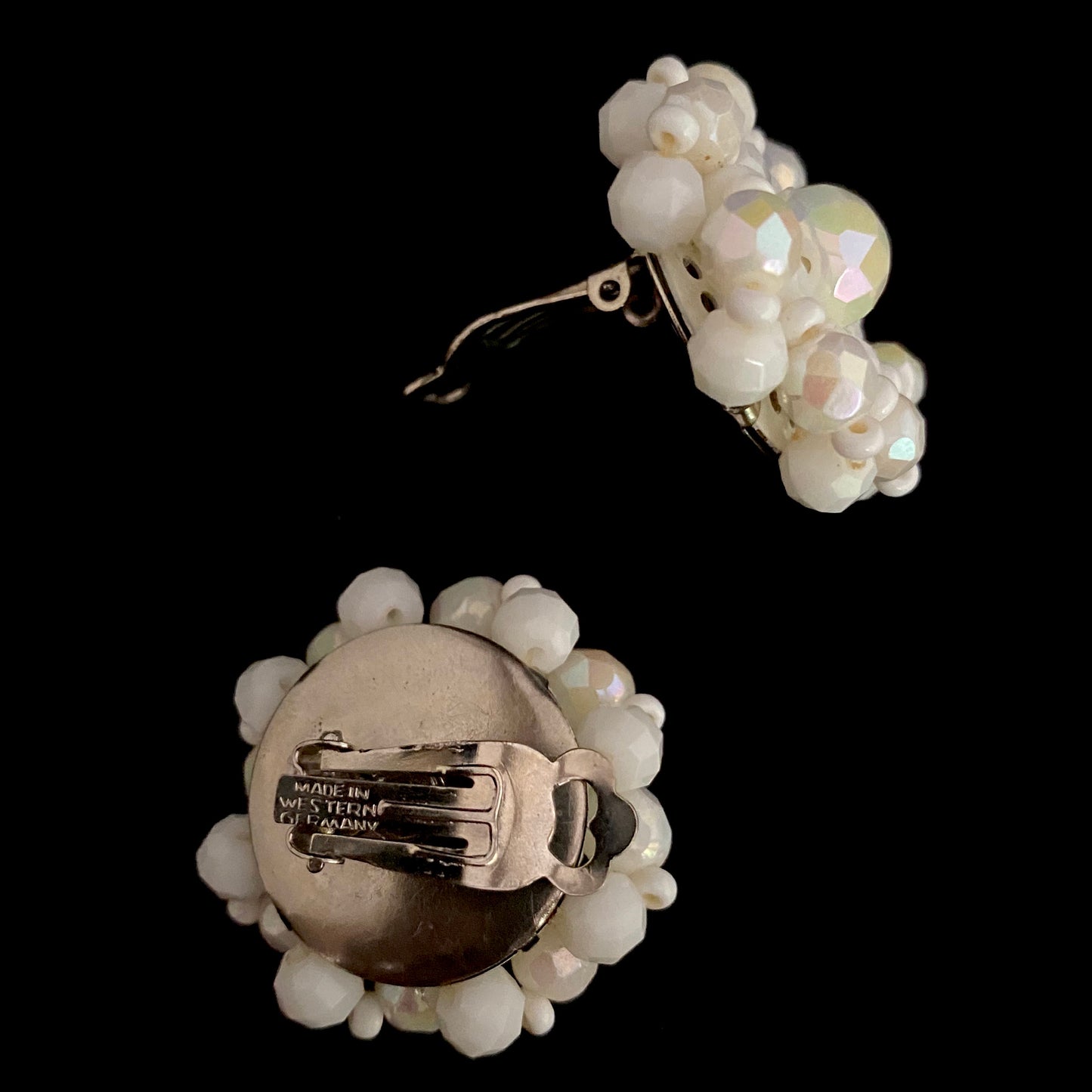 1960s Western Germany Bead Earrings