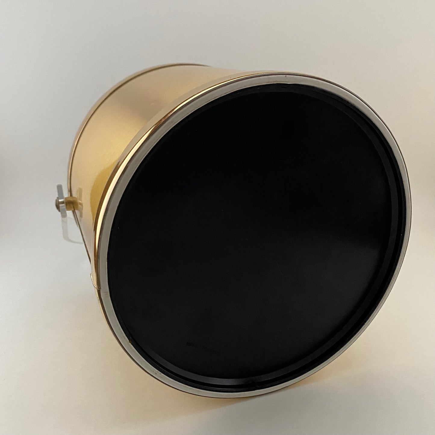 1960S Gold Metallic Ice Bucket