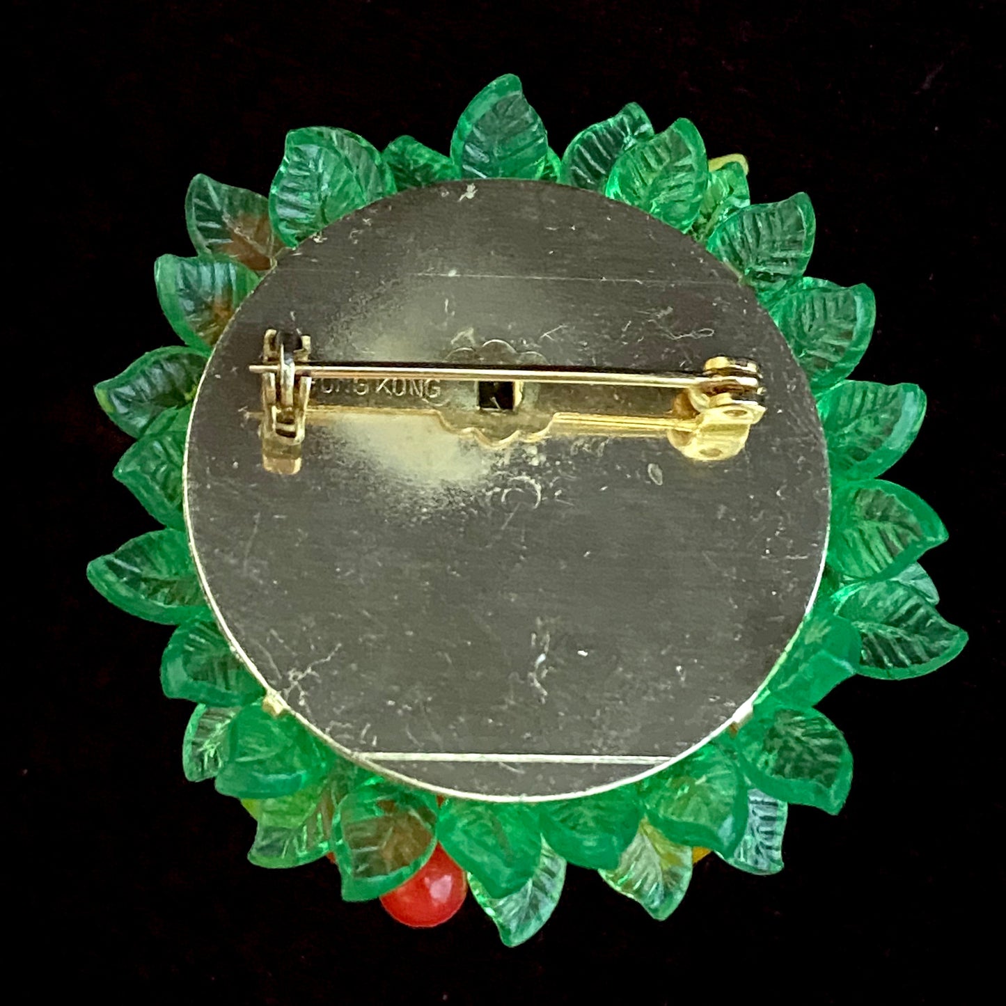1950s Hong Kong Fruit Salad Brooch