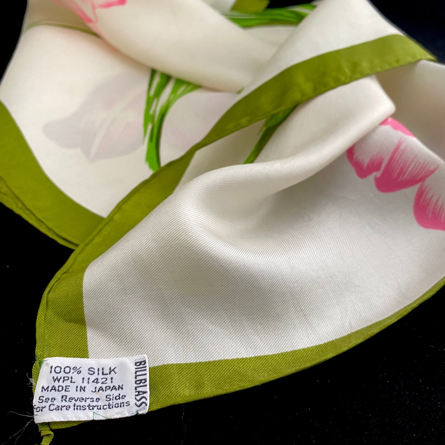 1960s Bill Blass Silk Scarf - Retro Kandy Vintage