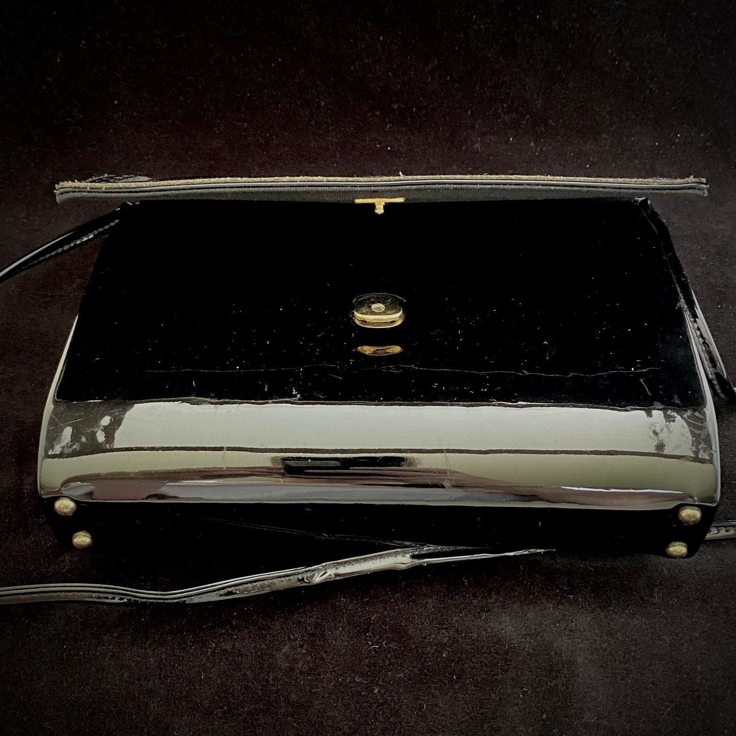 1960s Coblentz Original Patent Leather Clutch/Purse