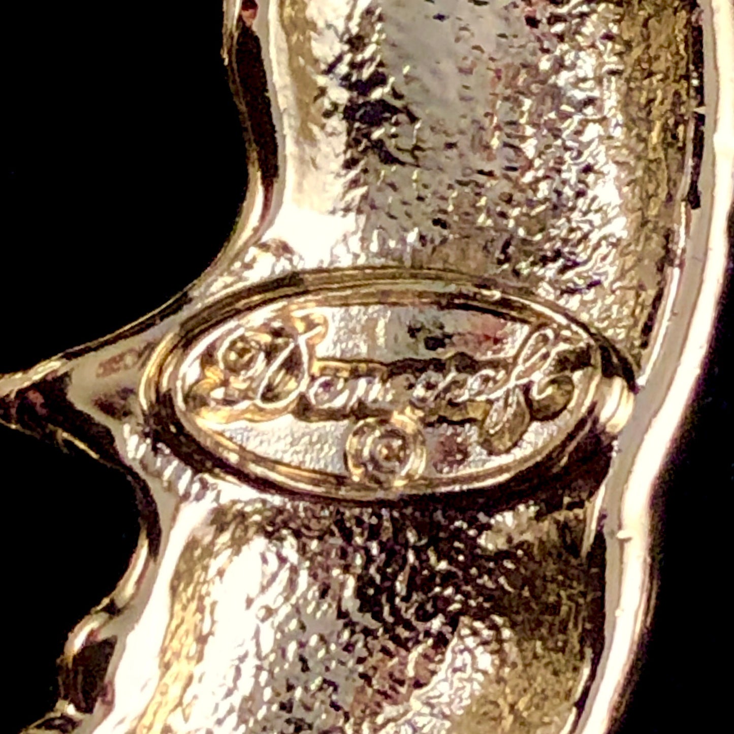 1970s Danecraft Moon & Cherub Brooch - Retro Kandy Vintage