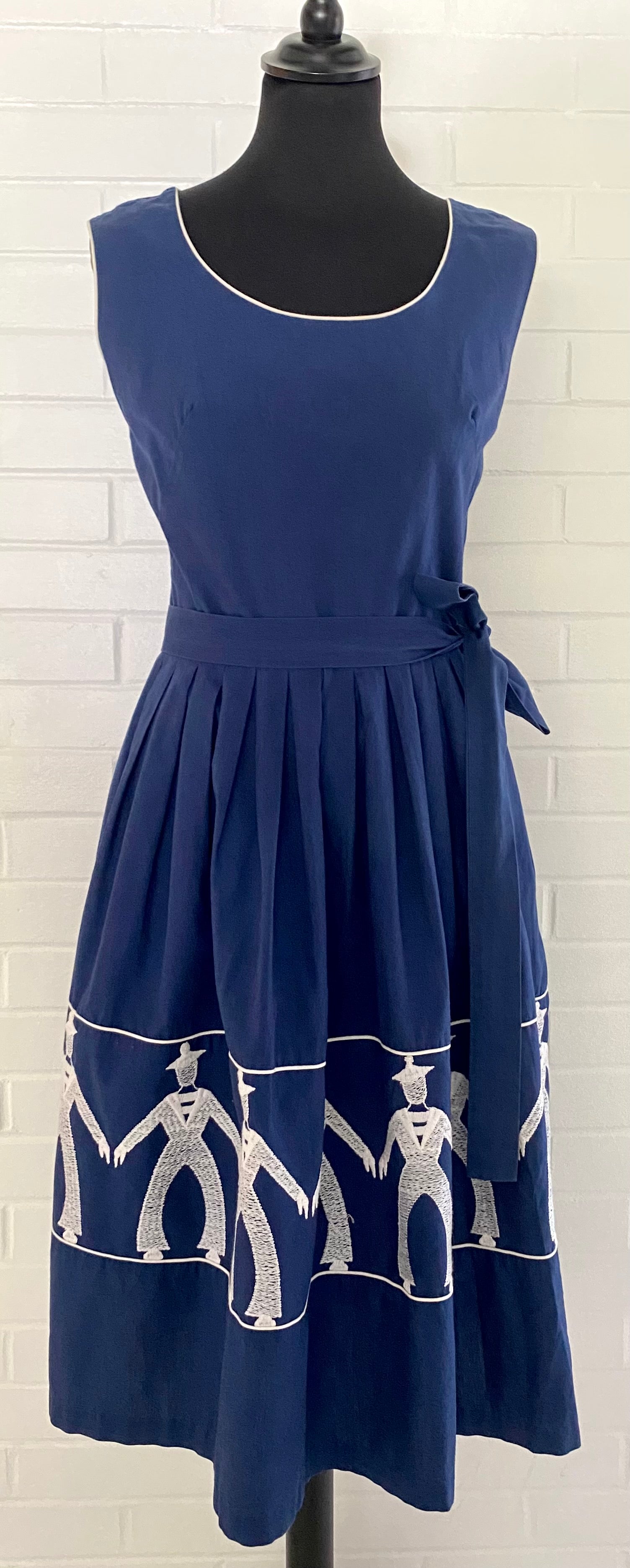 retro swirl dress KIZN Retro Swirl Print Off-Shoulder Mini Dress With Extreme Batwing Sleeves Dropped Waist Tie Detail Party Festival