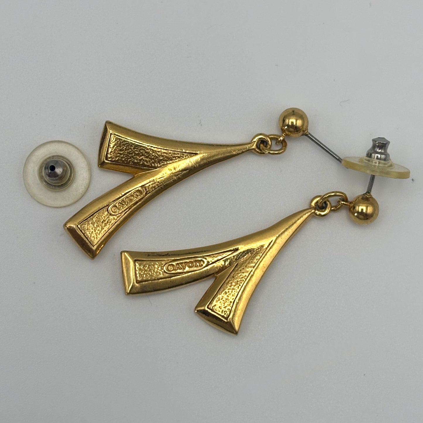 1993 Avon Brush Stroke Earrings
