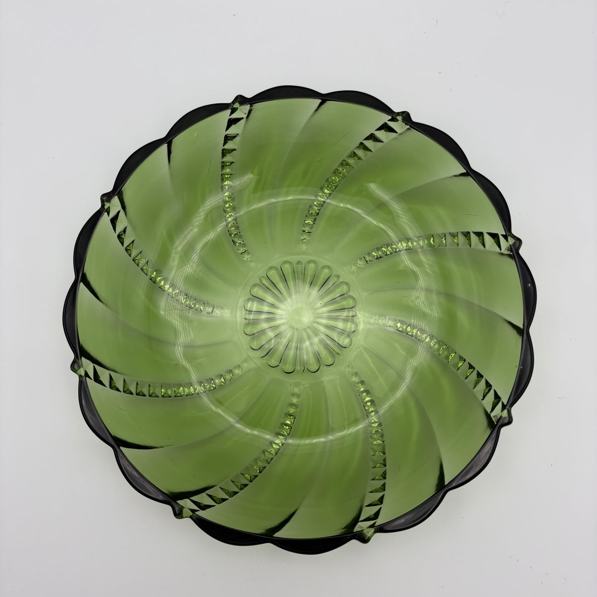 Late 60s / Early 70s Green Dish
