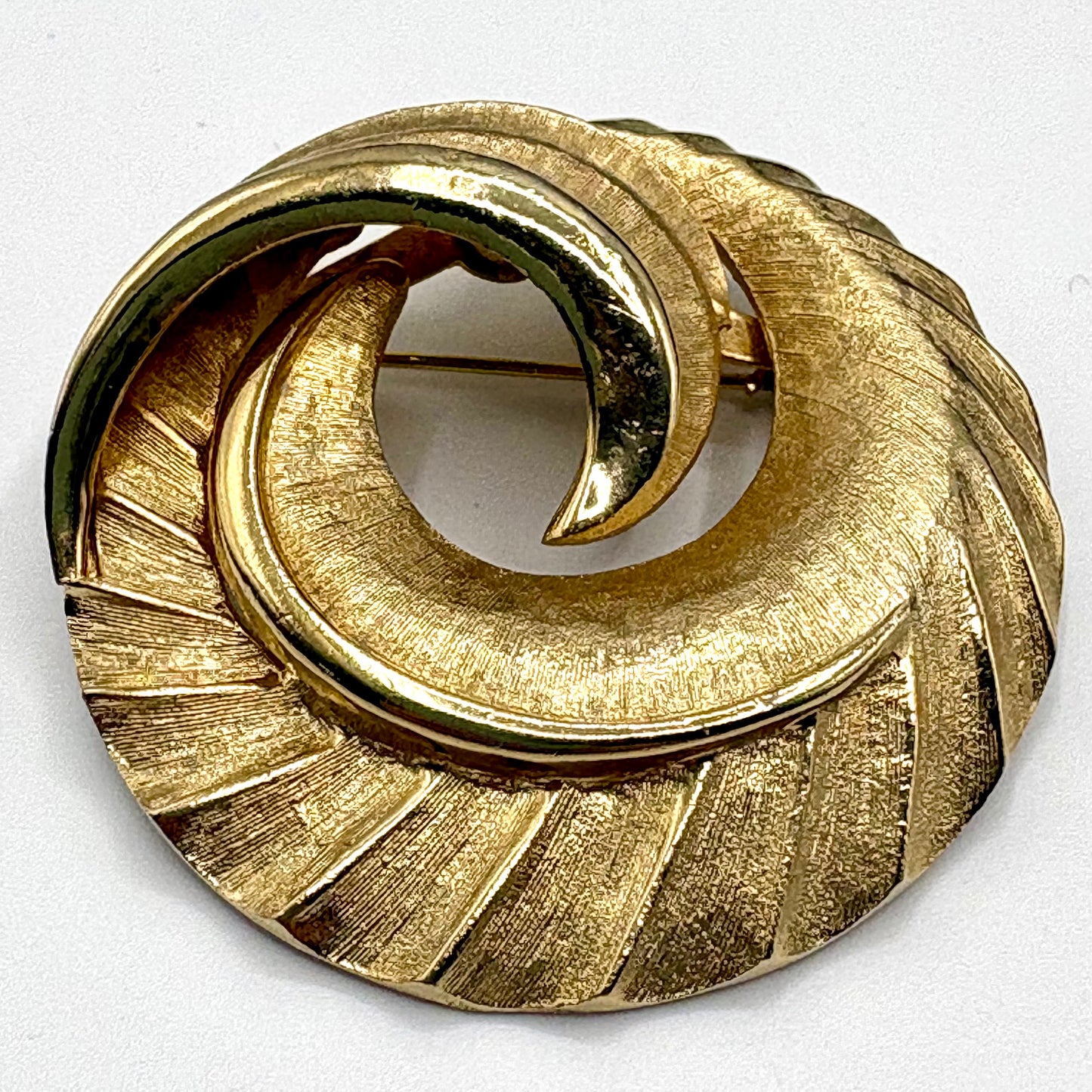 1960s Coro Swirl Brooch