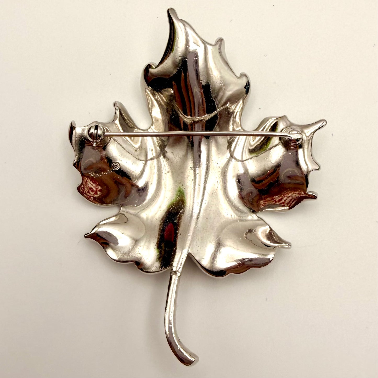 1960s Trifari Leaf Brooch