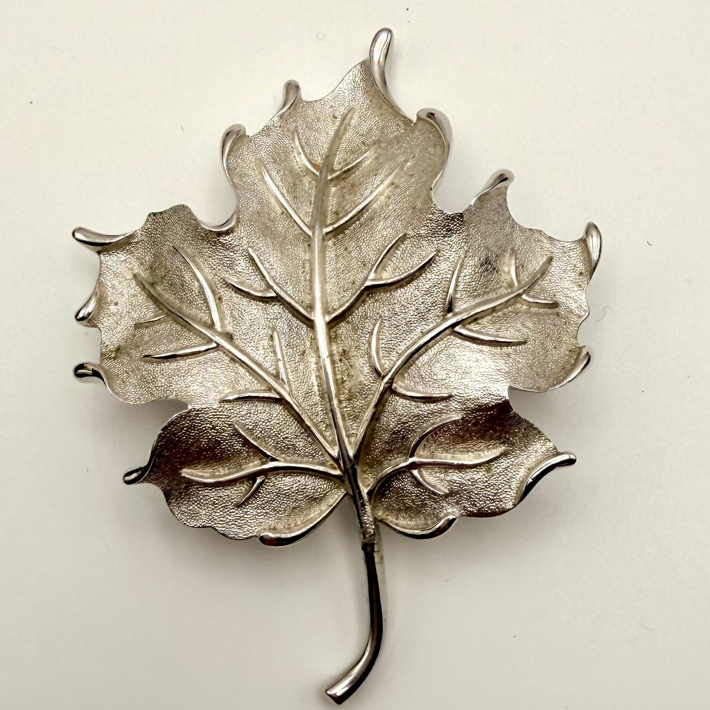 1960s Trifari Leaf Brooch