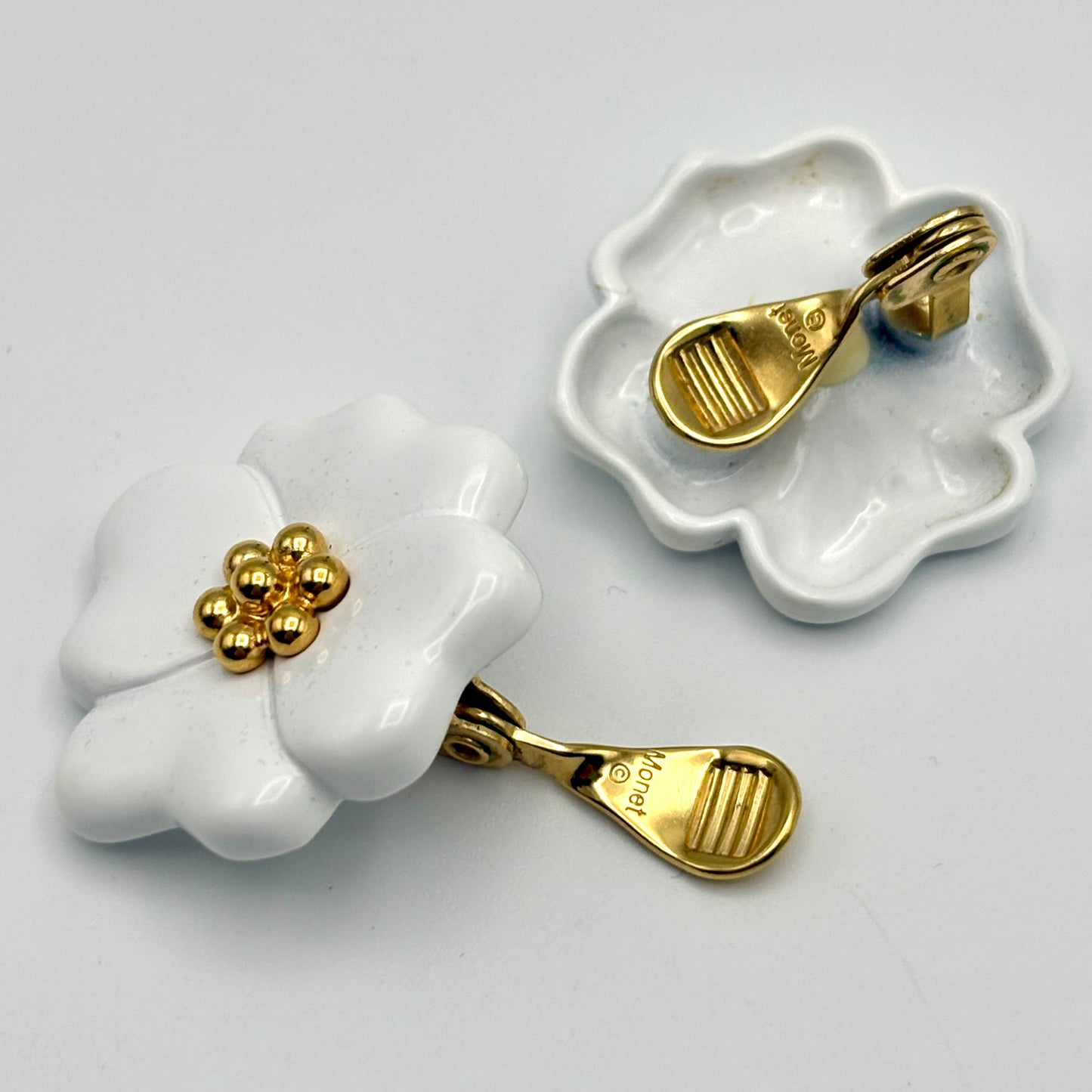 80s/90s Monet Flower Earrings