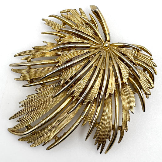 Late 50s/ Early 60s Lisner Leaf Brooch