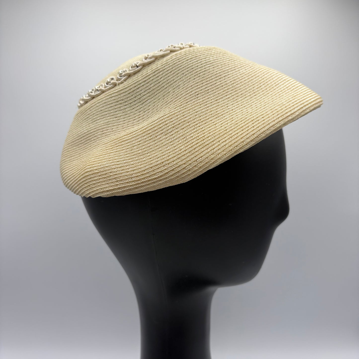 1950s Straw Mushroom Hat