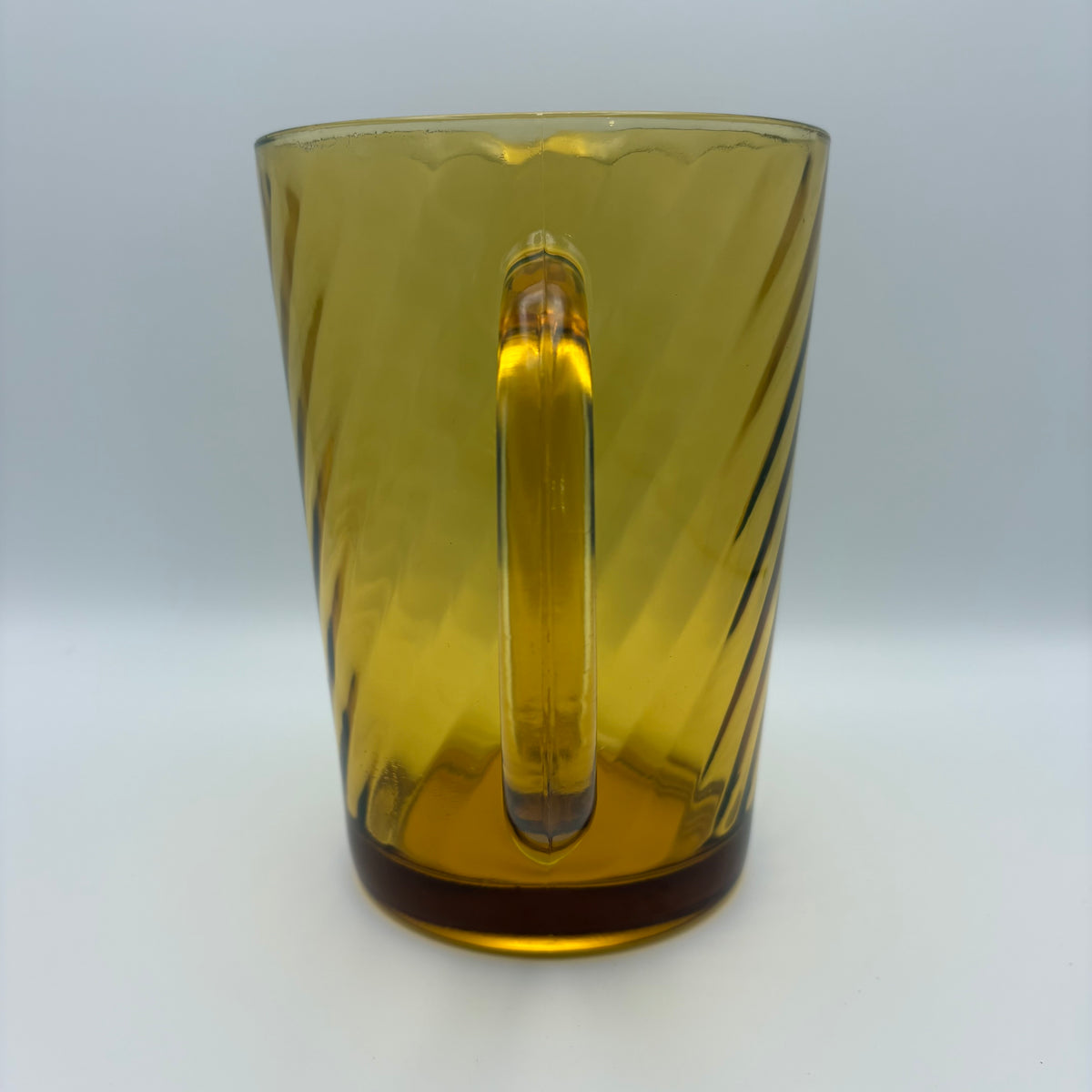 1970s Amber Glass Pitcher