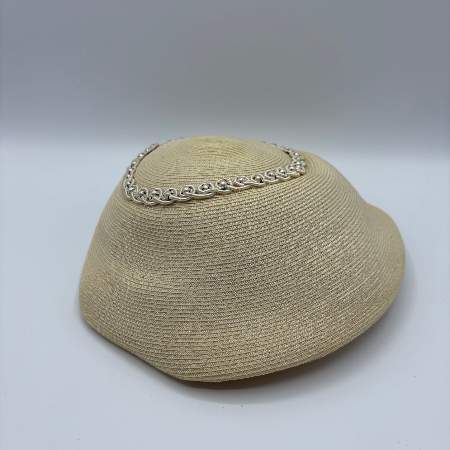 1950s Straw Mushroom Hat
