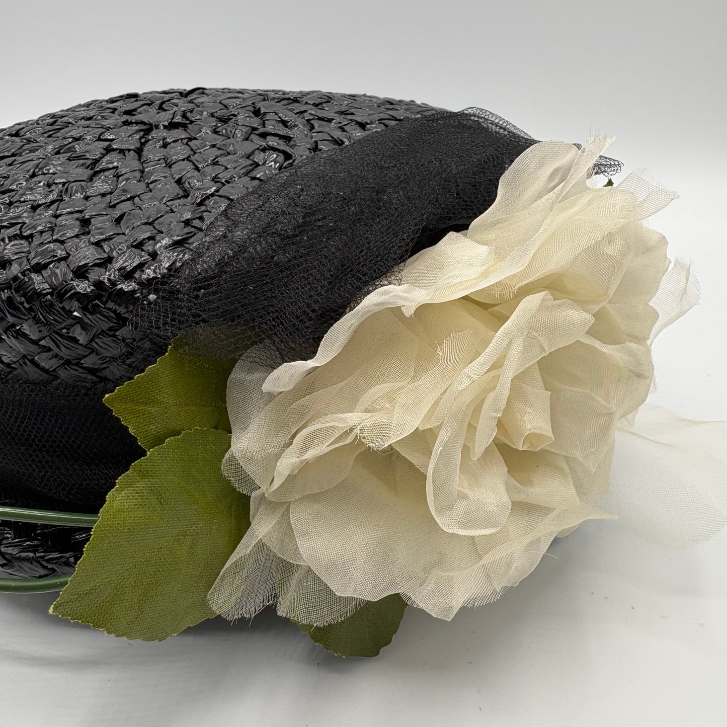 Late 50s/ Early 60s Straw Percher Hat