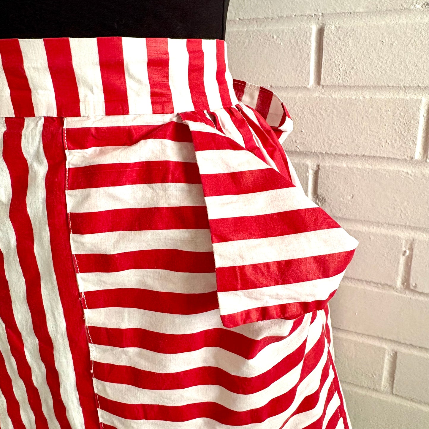 50s/60s Vintage Candy Striped Apron