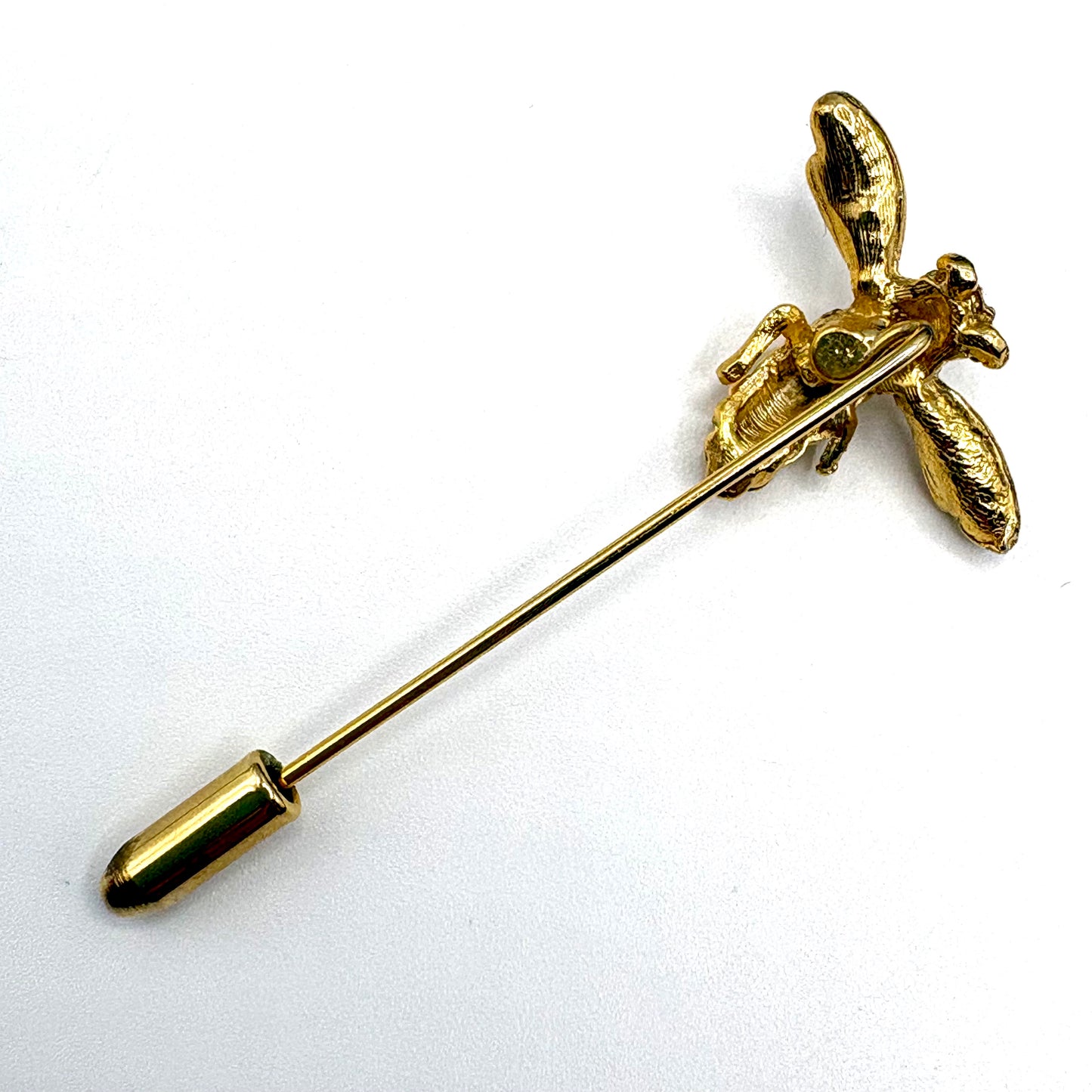70s/80s Rhinestone Bee Stick Pin
