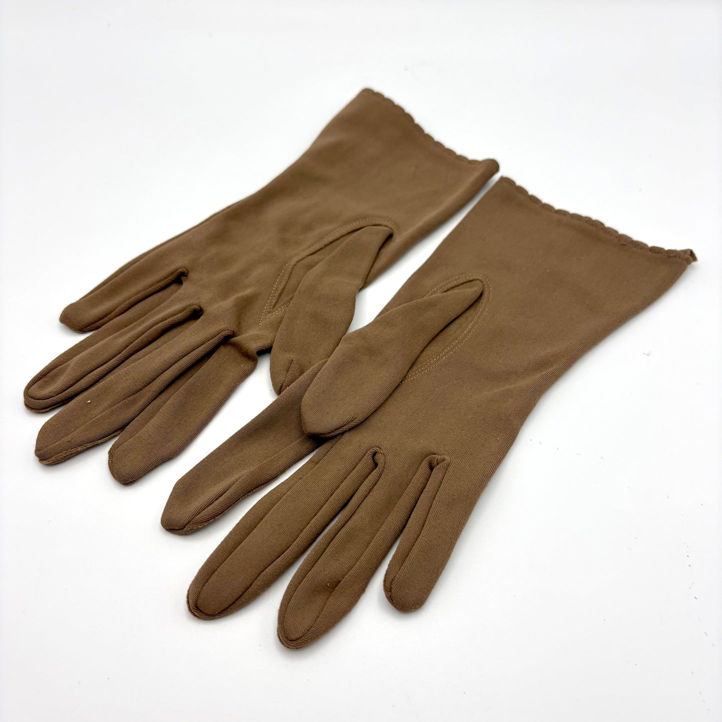 1950s Taupe Made in Japan Gloves