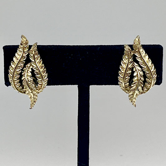 1960s Coro Vine Earrings