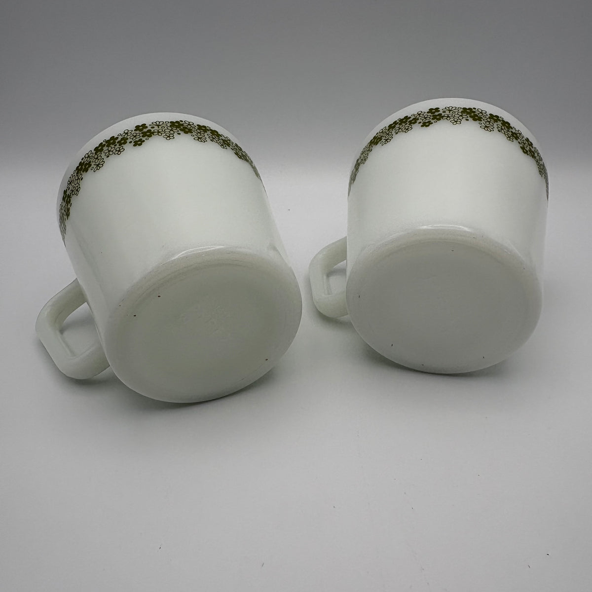 1970s Pyrex Crazy Daisy Mugs -Set of 2
