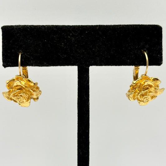 80s/90s Monet Flower Earrings
