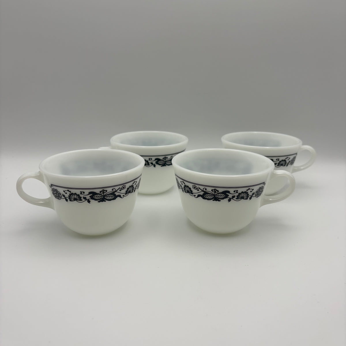 1970s Corning Old Town Tea Cups -Set of 4