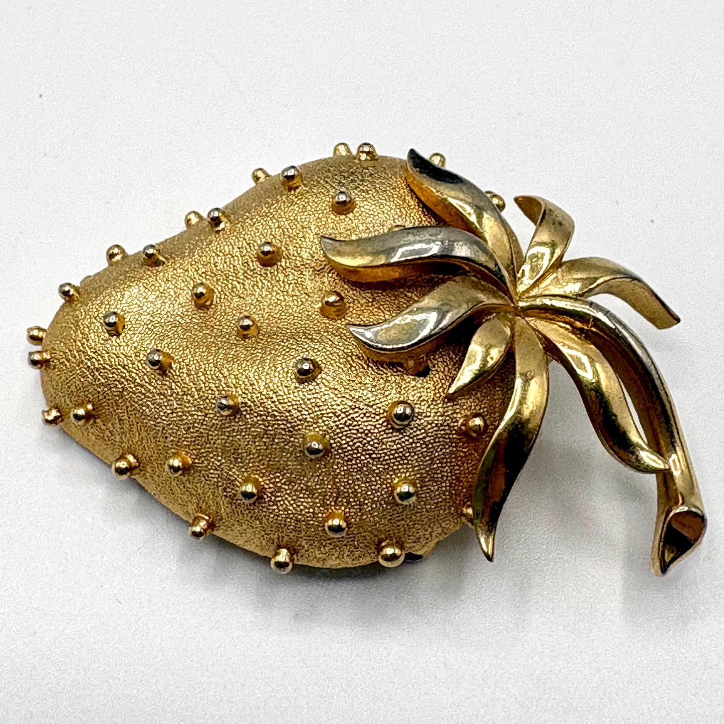 1960s Crown Trifari Strawberry Demi-Parure