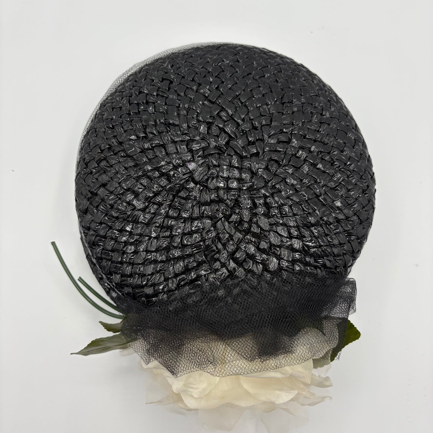 Late 50s/ Early 60s Straw Percher Hat