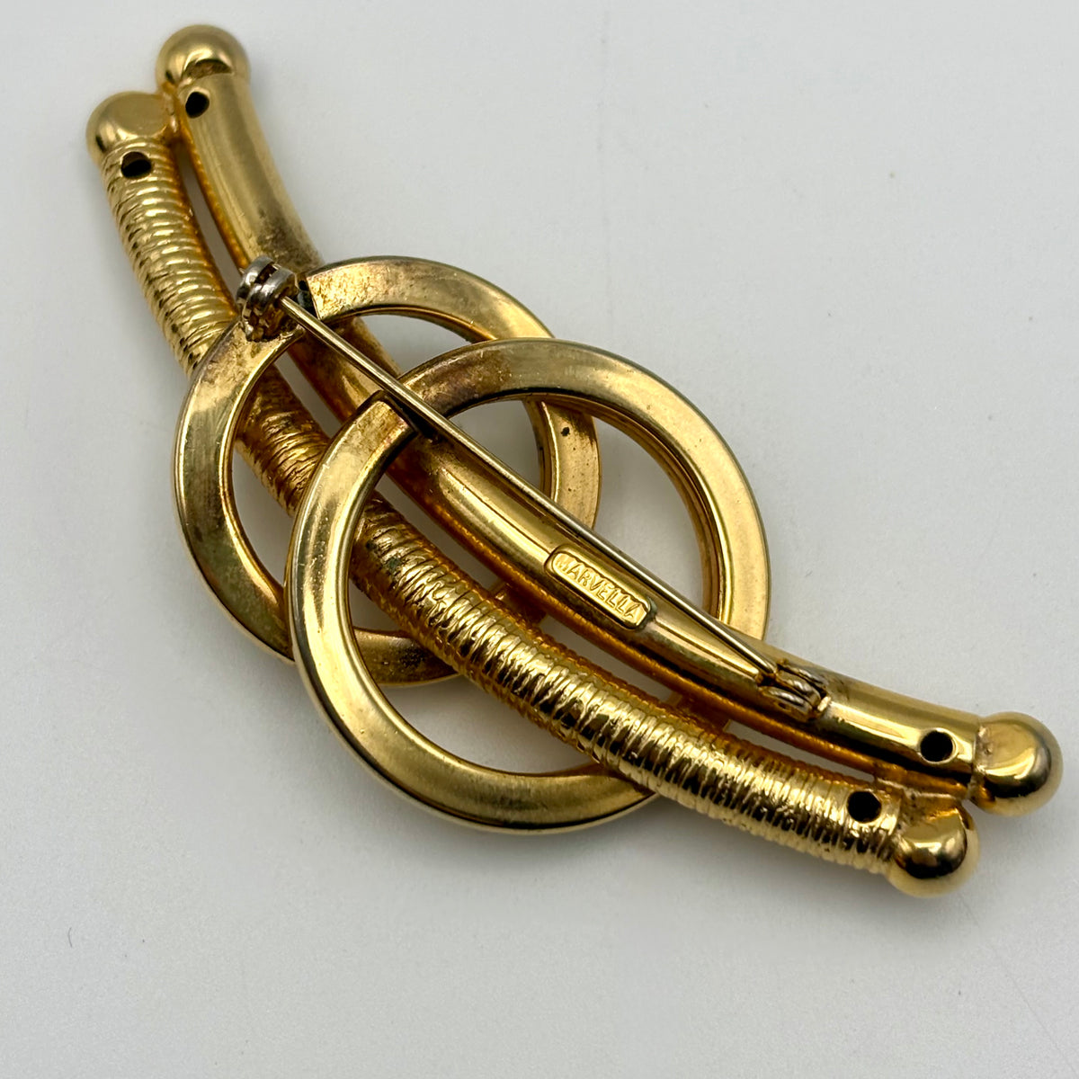 1960s Marvella Gold-Tone Brooch