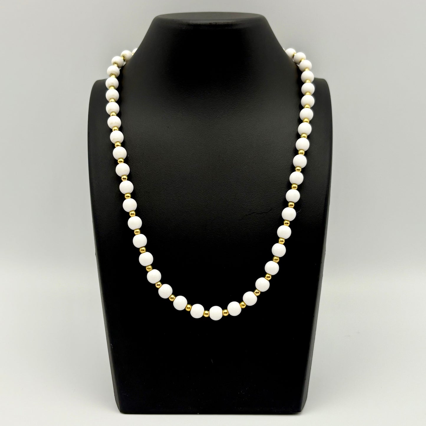 50s/60s Monet Gold Chain Beaded Necklace