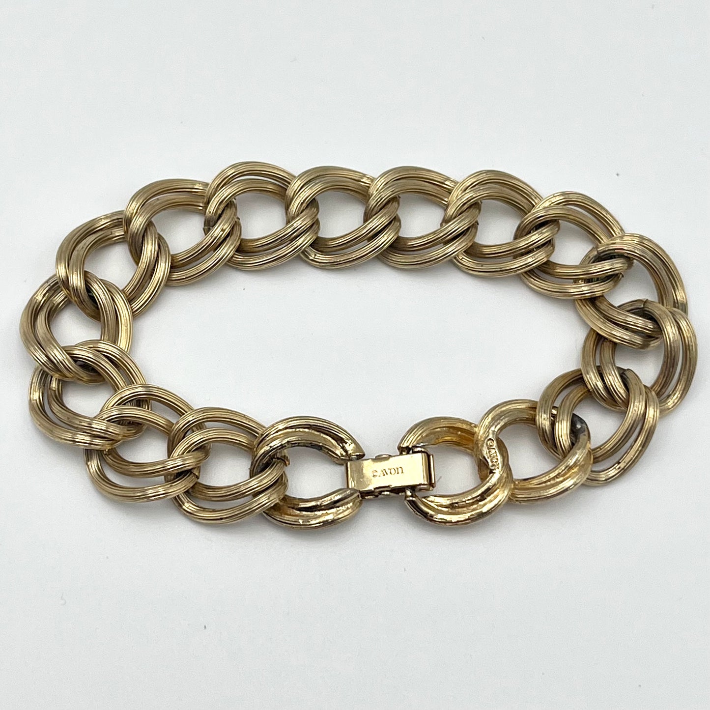1981 Avon Textured Link Bracelet