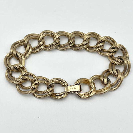 1981 Avon Textured Link Bracelet