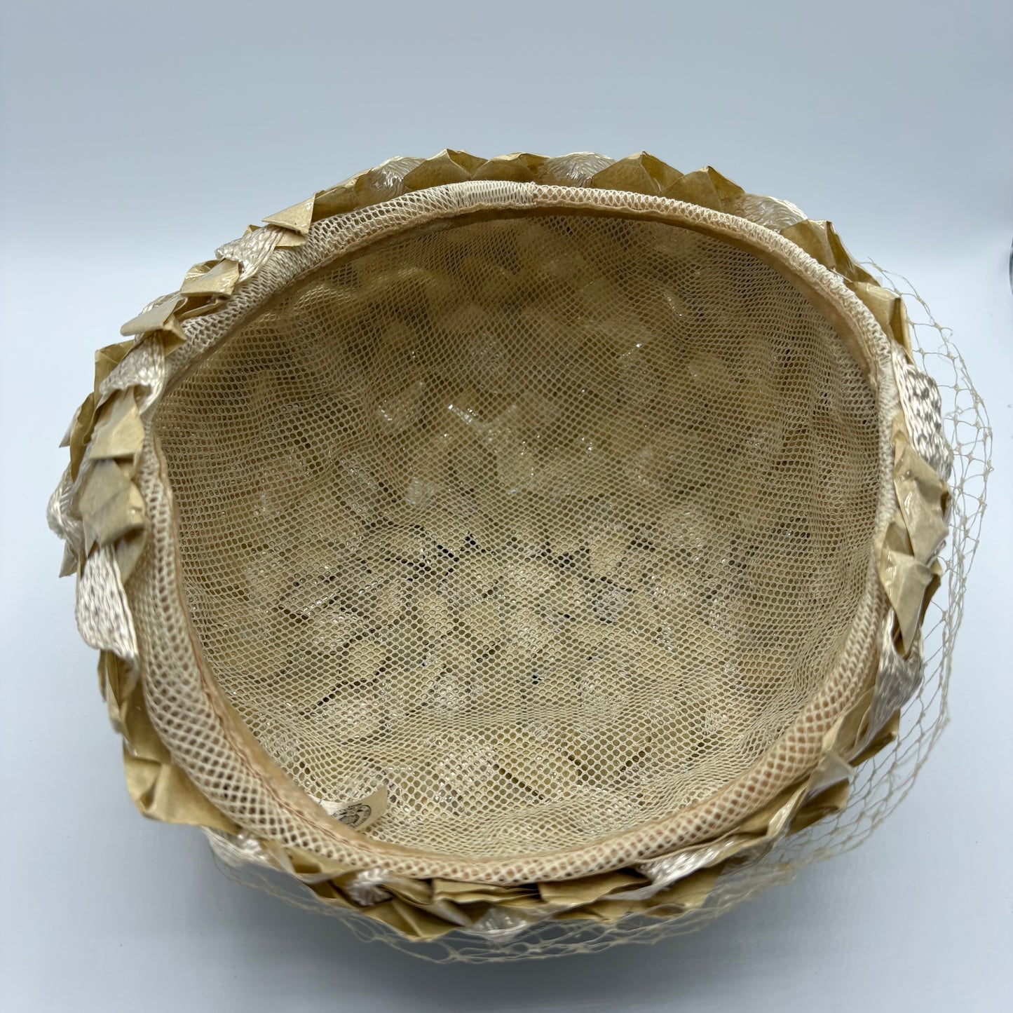 Late 50s/ Early 60s Woven Calot Half Hat