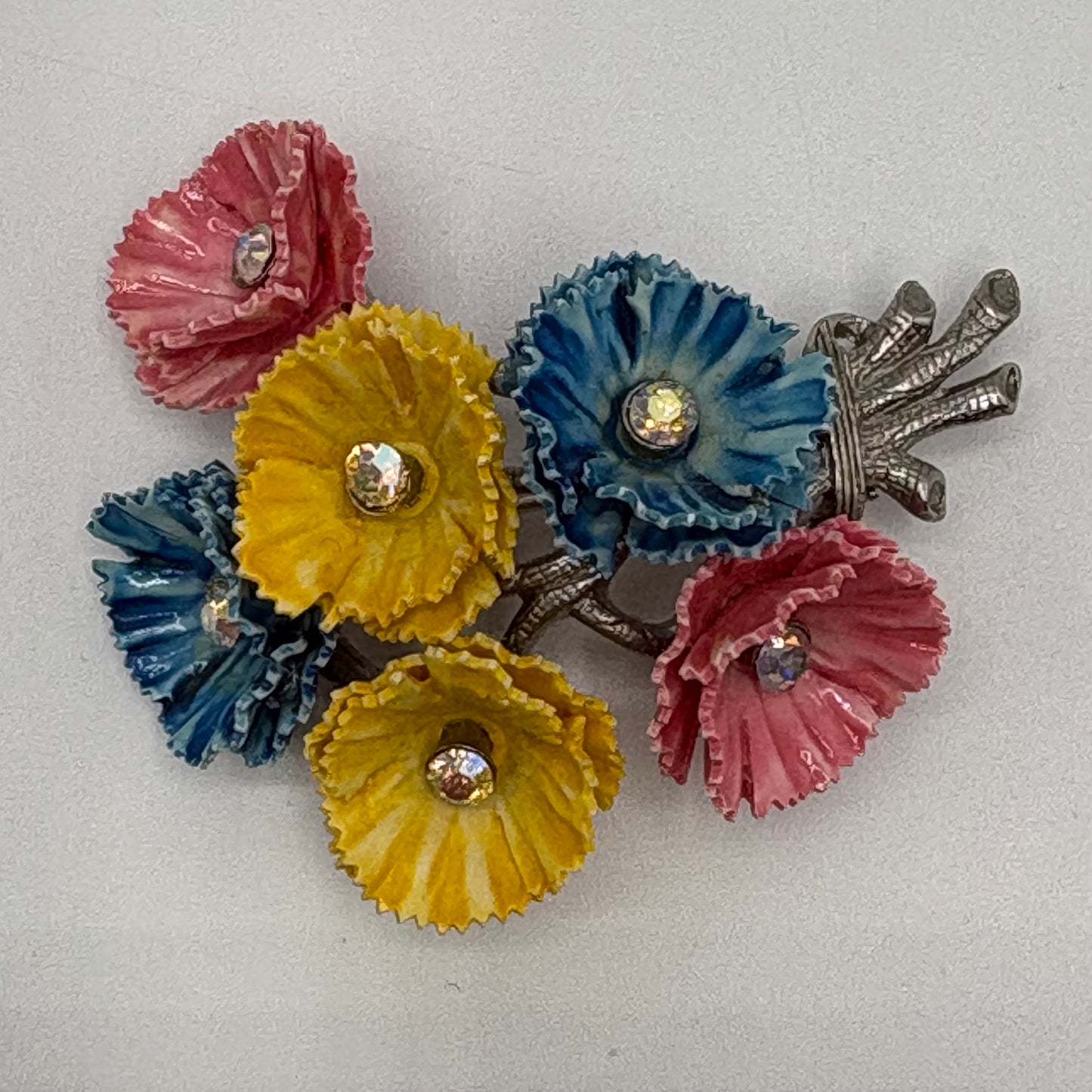 Late 50s/ Early 60s Floral Spray Brooch