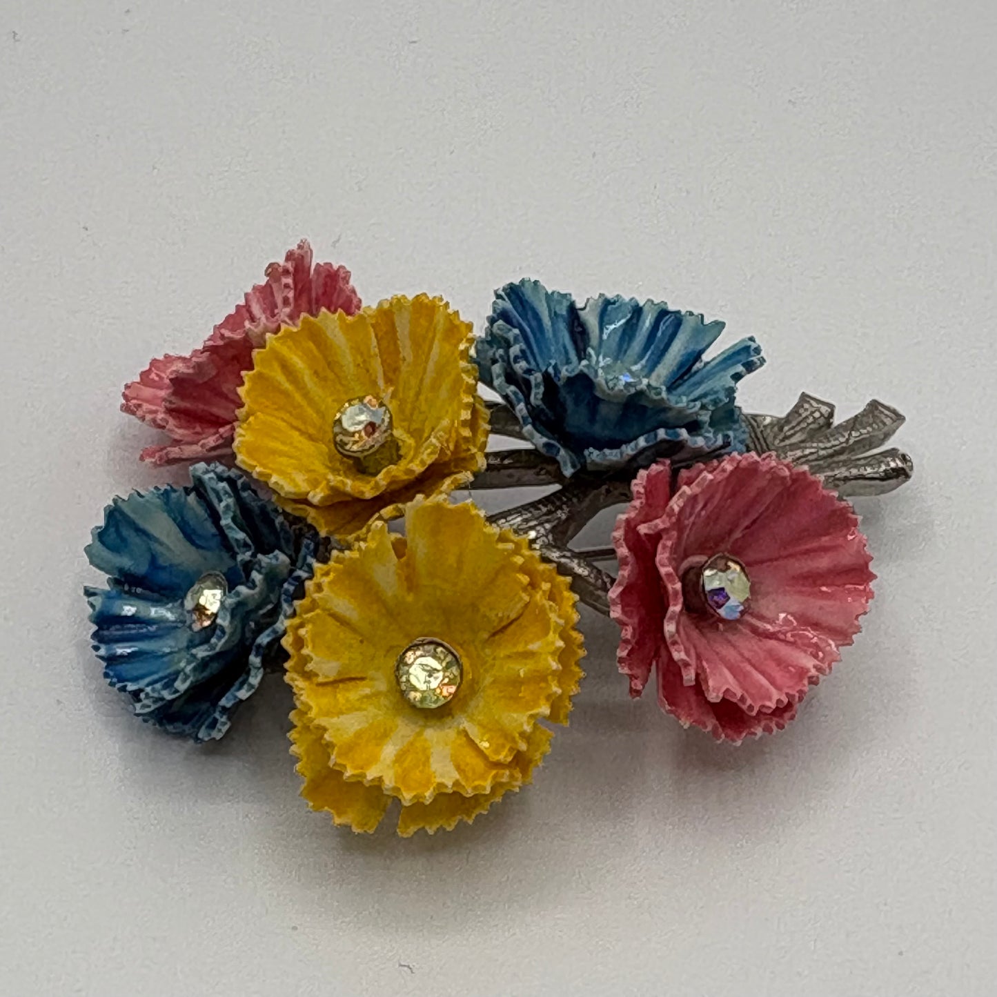 Late 50s/ Early 60s Floral Spray Brooch
