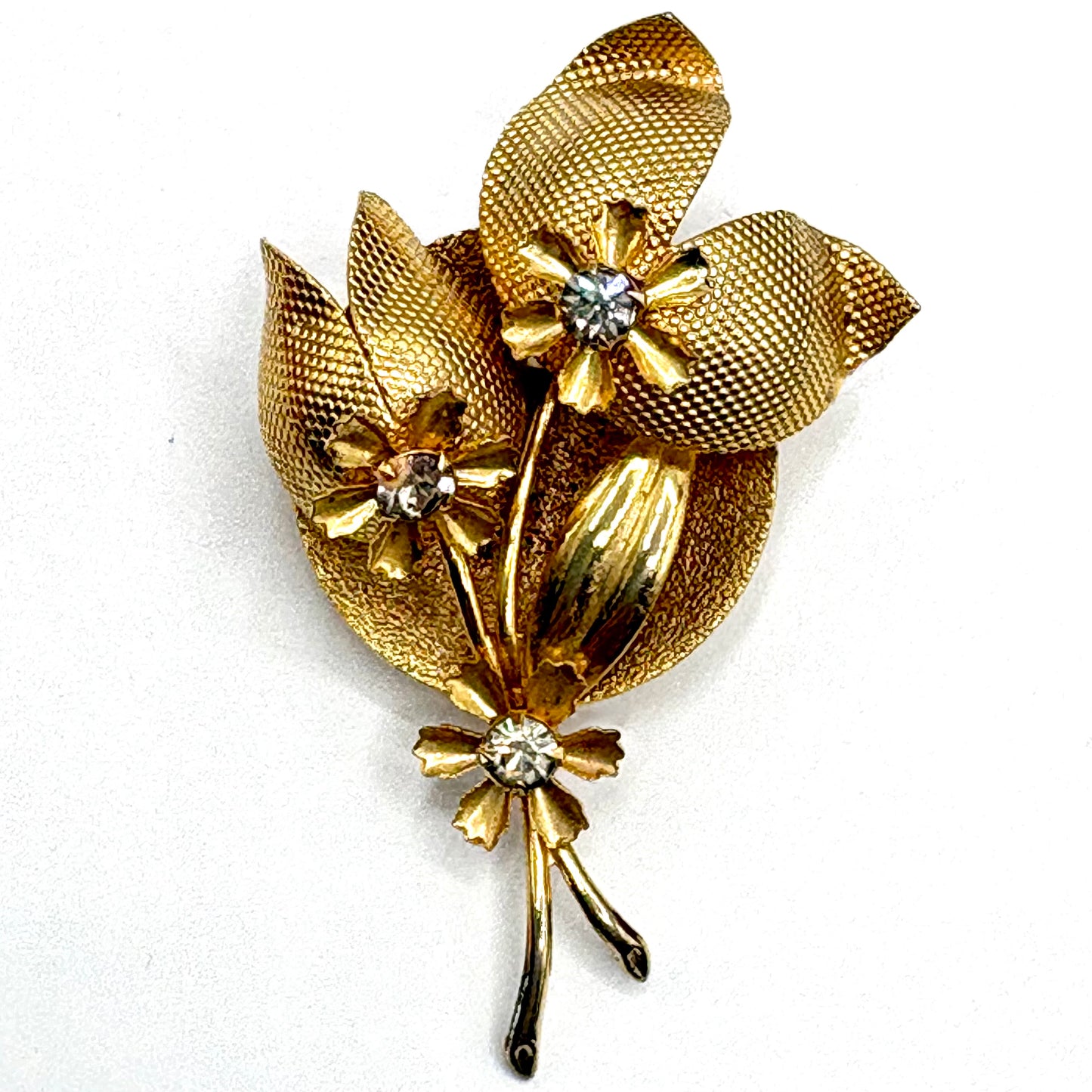 Late 50s/ Early 60s Flower Bouquet Brooch