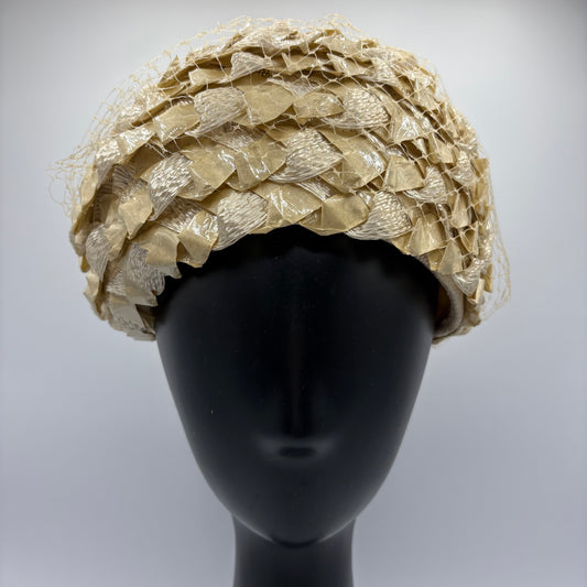 Late 50s/ Early 60s Woven Calot Half Hat