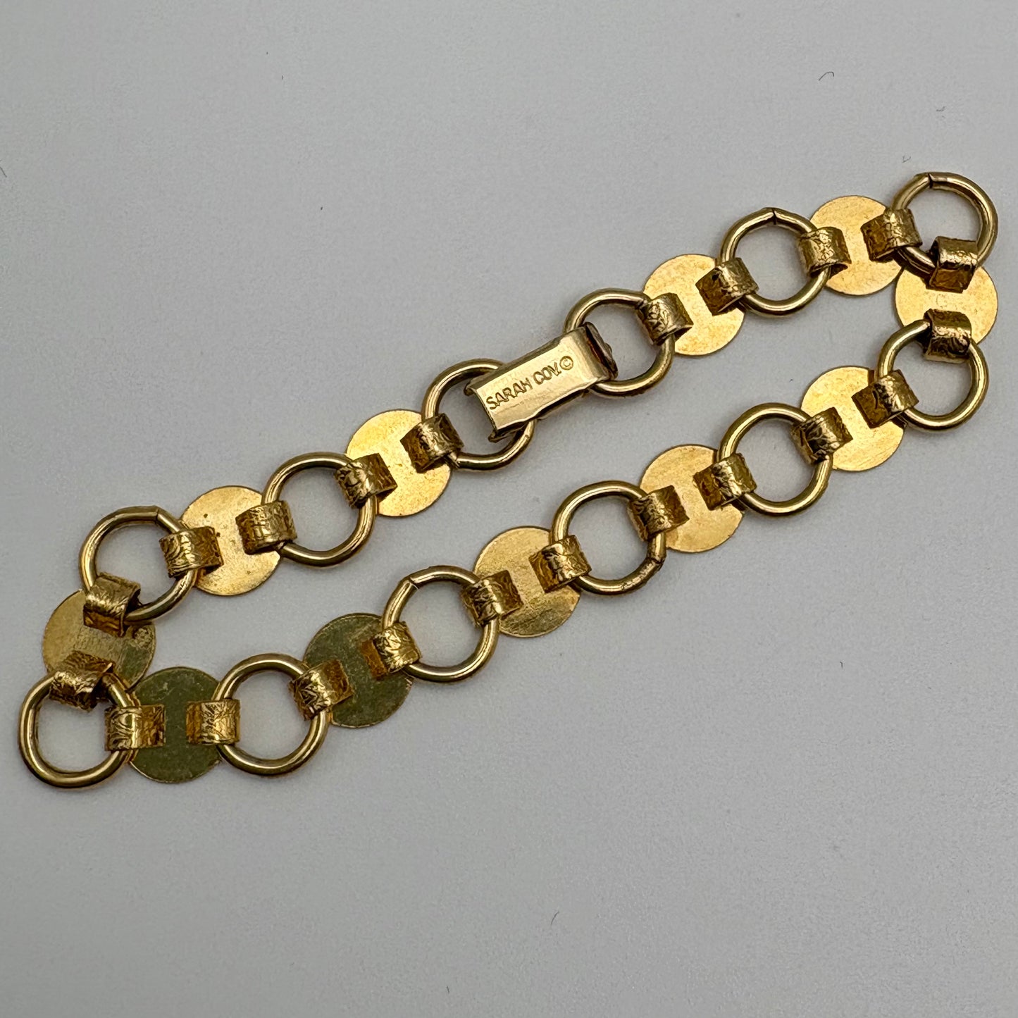 1959 Sarah Coventry Young and Gay Bracelet -Gold
