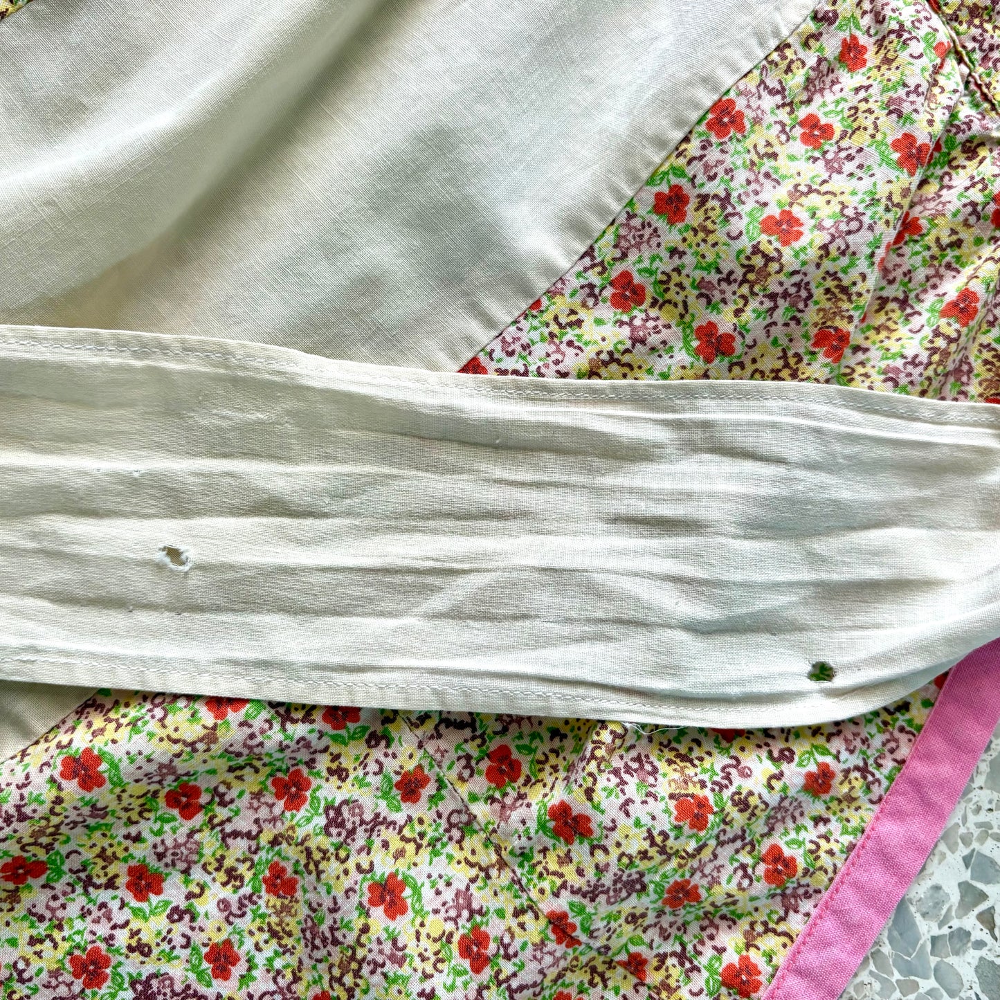 1950s Vintage Scalloped Apron