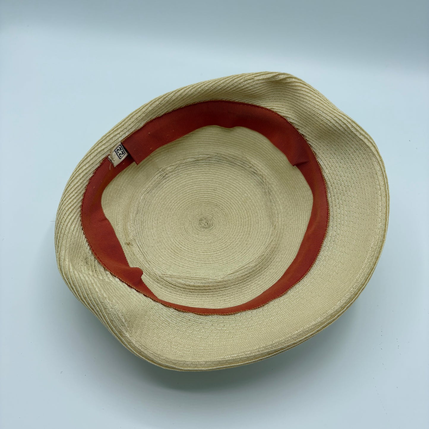 1950s Straw Mushroom Hat