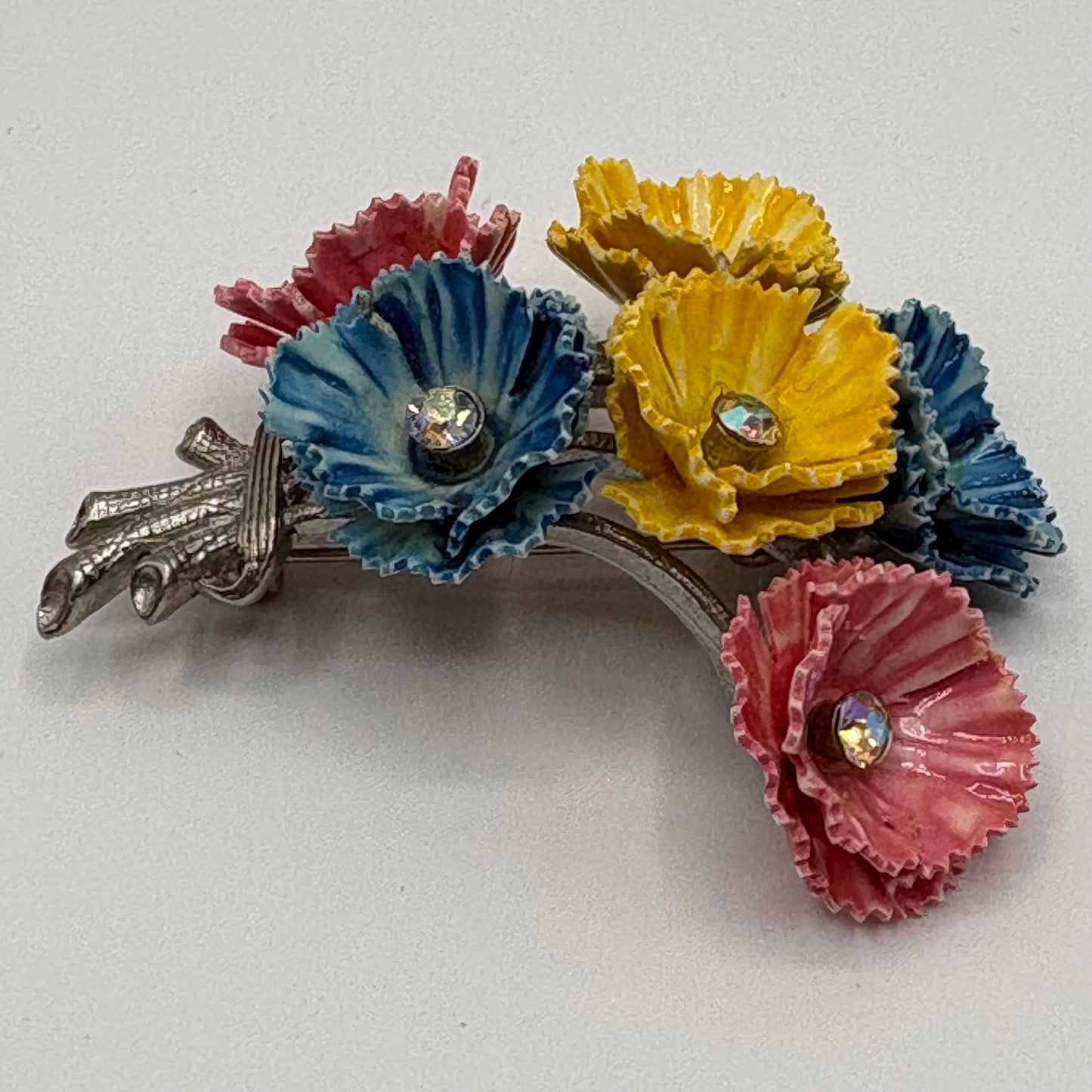 Late 50s/ Early 60s Floral Spray Brooch