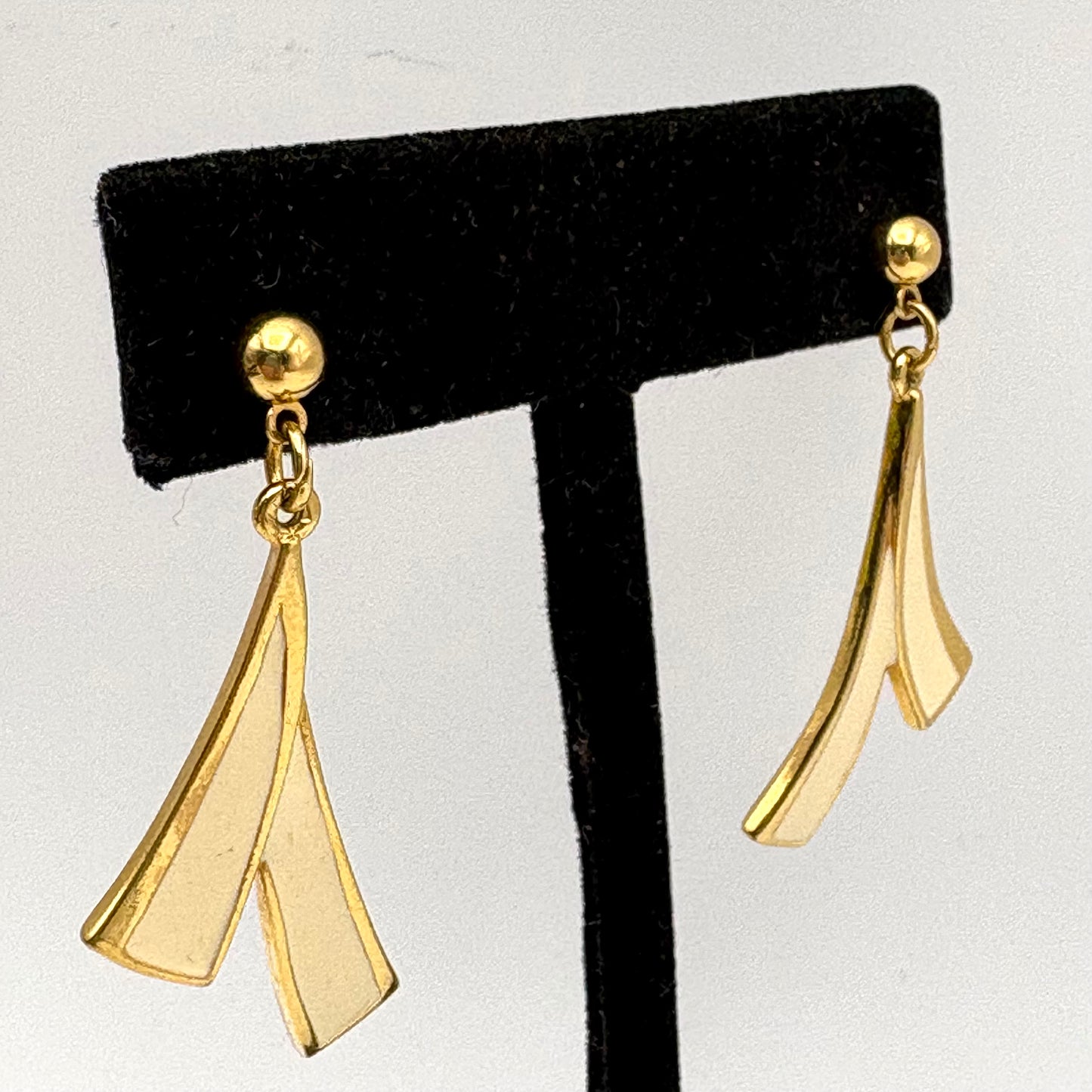 1993 Avon Brush Stroke Earrings