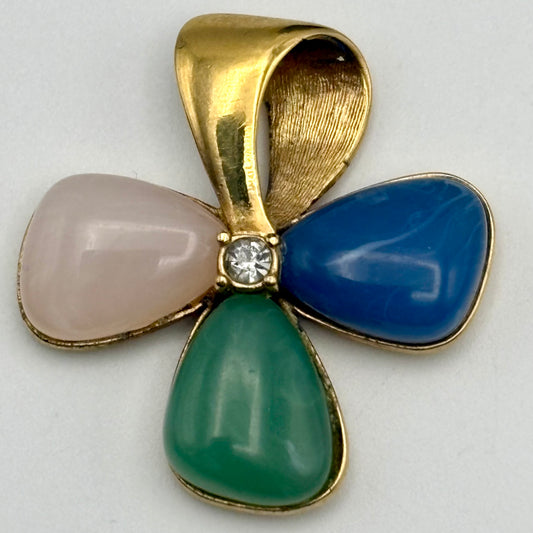 1982 Avon Tourmaline Impressions Pendant